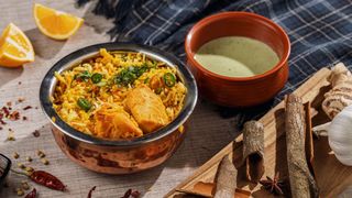 Chicken Hyderabadi biryani 