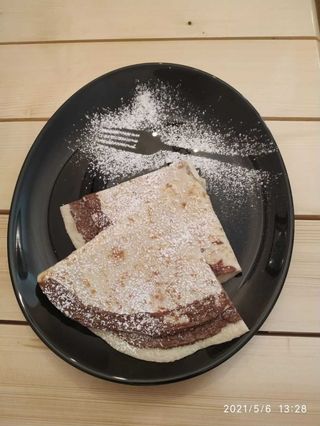 Piadina con Nutella
