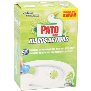 Discos Activos Pato 4 En 1 Aroma Lima Fresca Aparato + Racambio