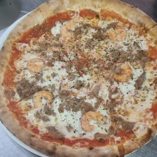 Pizza Tonno E Gamberetti (30 Cm.)