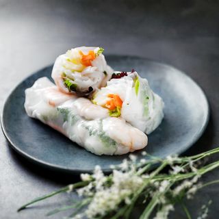 63. Gambas Enrolladas Con Fideos