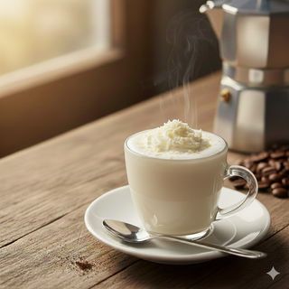 Топъл шоколад бял