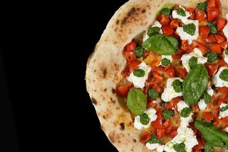 Margherita con prosciutto crudo