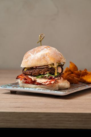 Hamburguesa Mac Fly Y Bacon