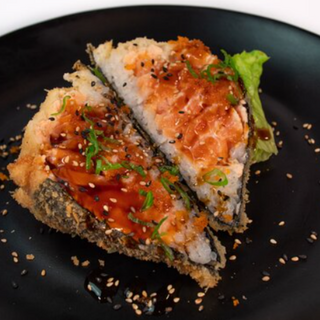 448.Temaki fritto salmone(2pz)炸手卷三文鱼