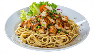 Makaron ryżowy z kurczakiem 450g