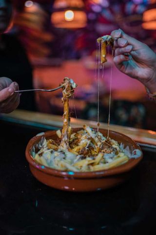 CHIDO FRIES TINGA POLLO 