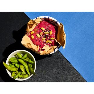 Hummus De Edamame Y Remolacha