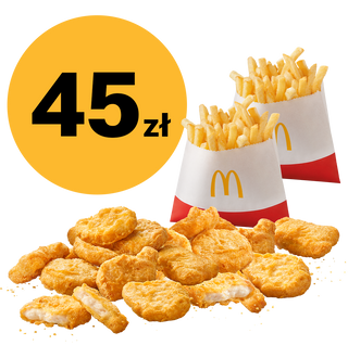 McNuggets® 20szt + 2xFrytki małe