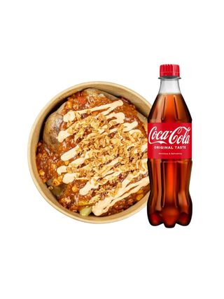 Chilli con carne + Coca-cola 0.5L