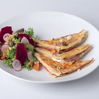 Msemen Jambon de dinde et Fromage