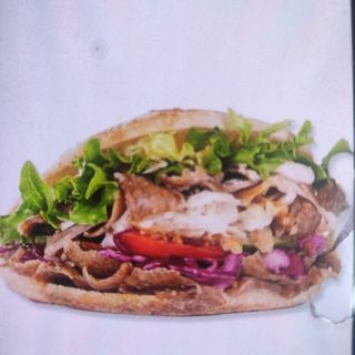 2 Pita shawarma +Doner box free 