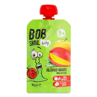 Пюре Bob Snail яблуко-манго (90г)