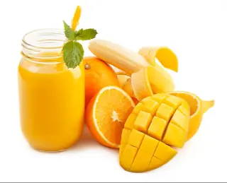 Zumo De Naranja Con Plátano Y Mango (500 Ml.)