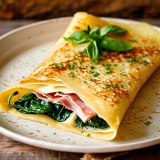 Crêpe Salée Thon Fromage