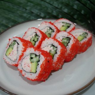 Surimi California rolls