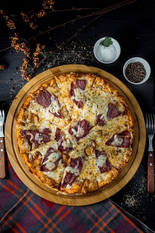 Пицца "Копченая конина" 