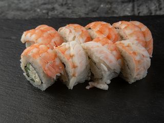 Філадельфия з тигровою креветкой (8шт/250g)