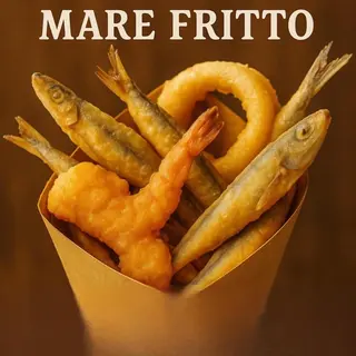 Cuoppo di mare: fritto misto
