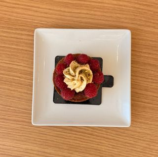 Tarteleta De Pistacho Y Frambuesas 