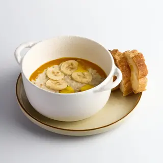 Овсянка с манго и бананом