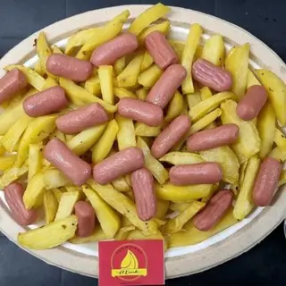 Salchipapas 4 salsas