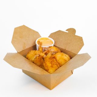 Frittura gamberi  al  panko