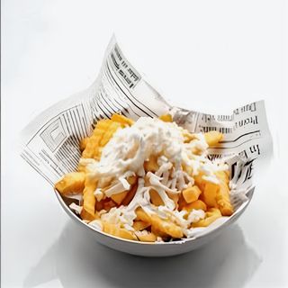 Пържени Картофи със сирене (350г)