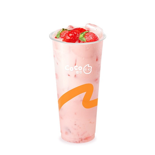 Leche Fresca Con Fresa