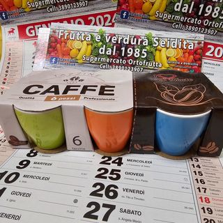 Tazzine caffe colorate 6 pezzi
