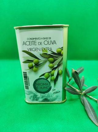 Lata Aceite de Oliva Virgen Extra AROMA DE HUMO Sin Filtrar 250ml  