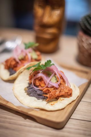 Taco de yaca al pibil 