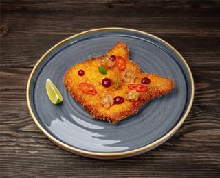 Schnitzel din prepelita cu chutney de gutui