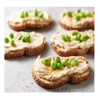 Tostada De Hummus Vegana