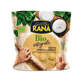 Ravioli cu ricotta spanac si burrata bio Rana 250G