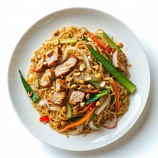 Pad Thai z wieprzowiną