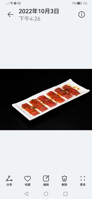 20. Carpaccio maguro 10 pezzi