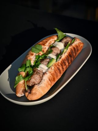 Chargrilled Pork meatballs