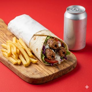 Piadina seekh kebab menù