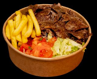 Kebab box z mięsem baranio-wołowym