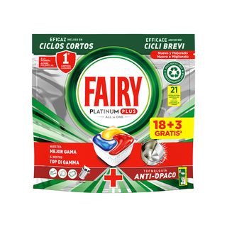 Fairy Platinum Plus Limón (18+3)