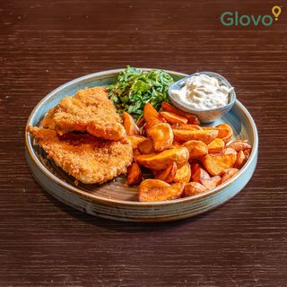 Șnițel de pui în crustă panko