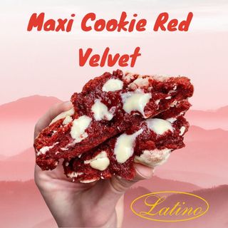 MAXI COOKIES RED VELVET RELLENA DE FRAMBUESA
