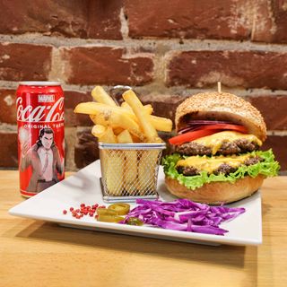 Menu Double Cheeseburger