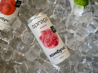Комбуча вишня (330ml)