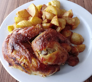 Pollo con papas