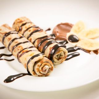 Clatite cu banane si Nutella