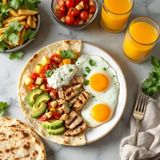 Chicken & Egg wrap Combo