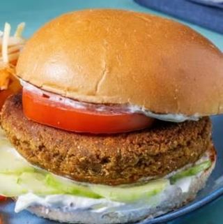 Burger vegetariano menù