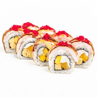 Філадельфія з креветкою та манго